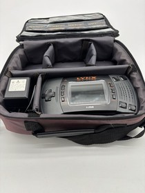 Atari Lynx Original Model Handheld Console Working with Travel Case & 8 Games