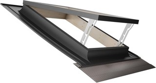 Double Glazing Rooflight Vasistas Opening window fitted with 4/9/4 double‑glaze