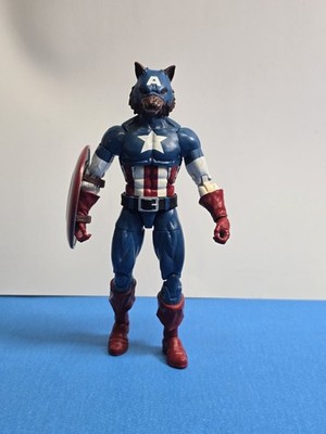 Marvel Legends Captain America and Wolf Cap head sculpt