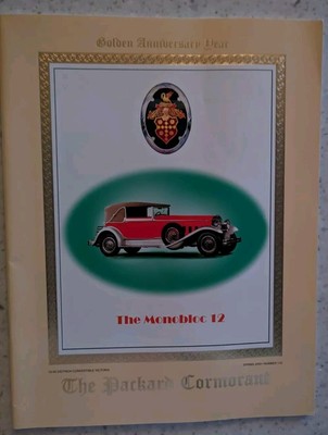 Packard Cormorant Mar 2003 Club's 50th Anniversary Monobloch 12 Lily Pons Derham