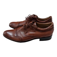 M.Y.M Comfort Air Shoes Mens Formal Leather Upper Brown Size 44 EUR -Brand NEW  
