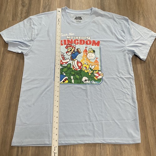 Camiseta Super Mario Tour the Mushroom Kingdom Camiseta Gráfica Para Hombre Talla XL NUEVA CON ETIQUETAS - Imagen 3 de 8