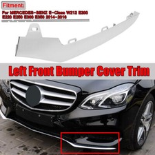 Fit Mercedes W212 E Class E200 E220 Chrome Front Bumper Grill Trim Molding Lip