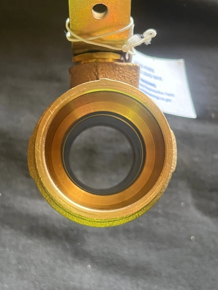 1-1/2" Sweat Lead-Free Bronze Std. Port Ball Valve 150 WSP 600 WOG, MADE IN USA - Image 4 of 4