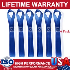 6 Pack Soft Loop Motorcycle Tie Down Straps Heavy Duty Tiedown Loops 4,500 Lbs