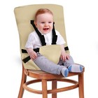 Portable High Chair by - Foldable High Chair for Travel with Adjustable Shoul...
