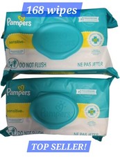 Pampers Sensitive Baby Wipes - 168 ct