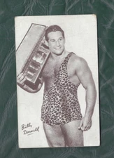 1947 1966 Exhibit wrestling card Billy Darnell VGEX