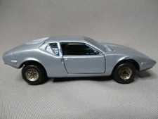 AN011 POLITOYS 1/43 DE TOMASO PANTERA GT GRIS METAL REF. M19 BON ETAT