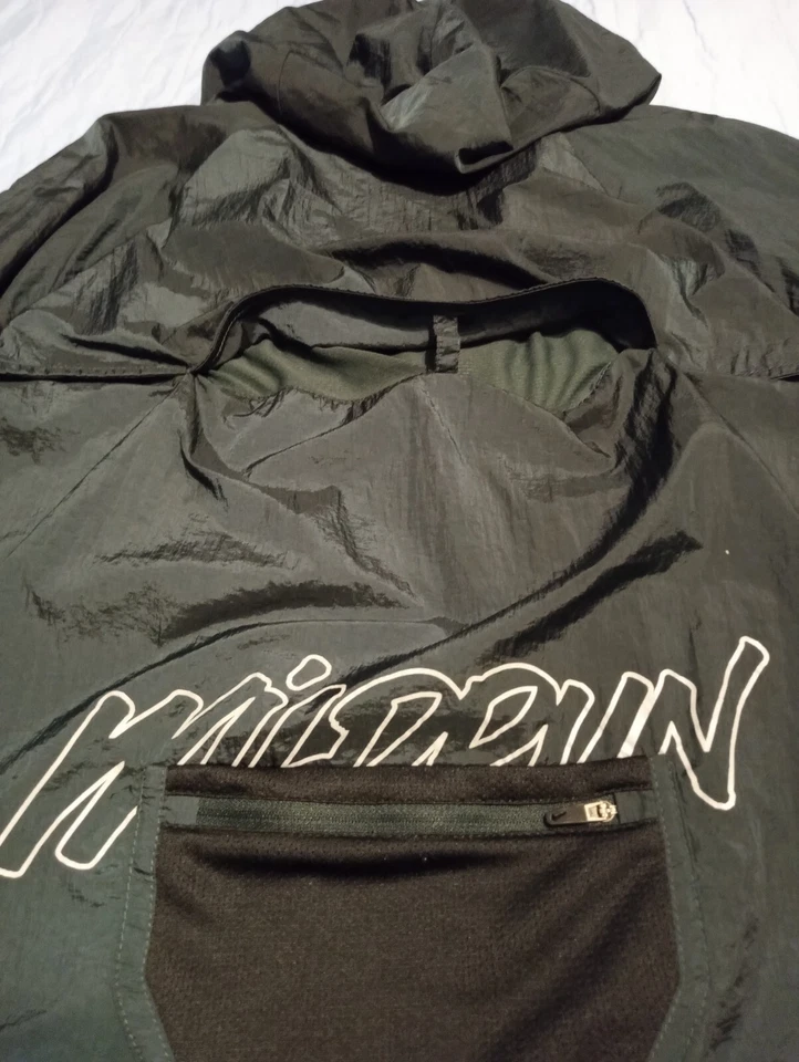 Nike Windrunner Mens XL Wild Run Running Jacket Green Colorblock CU5739-364 - Image 3 of 4