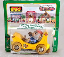 BRIO Train BANANAS the GORILLA and Bananamobile Richard Scarry's Busytown - New