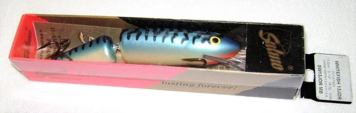 SALMO JOINTED FLOATING WHITEFISH LURE MACKEREL BLUE DISCONTINUED SW13JDR MB