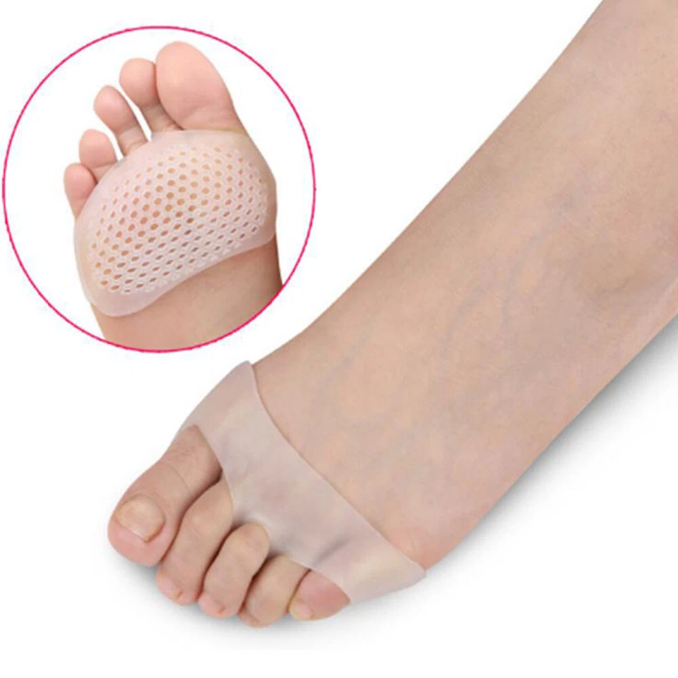2 Silikon Gel Vorfuß Ballen Polster Ballenkissen Fußpad Ballen Fußsohle Schutz - Bild 2 von 2