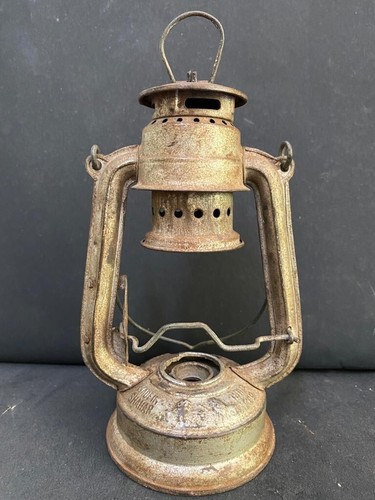 Lampe Lanterne à Pétrole Vintage GLOB No. 1277 - Fer Rustique - Années 1950 - Collection