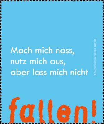 Brillenputztuch ''Mach mich nass'' von Rannenberg & Friends | Microfasertuch | NEU