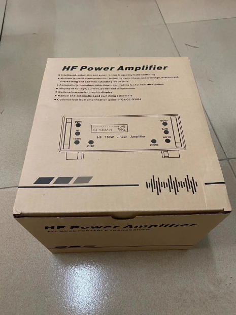 1.8-30MHz 150W HF Linear Amplifier Ham Radio Amp High Temperature SWR ...