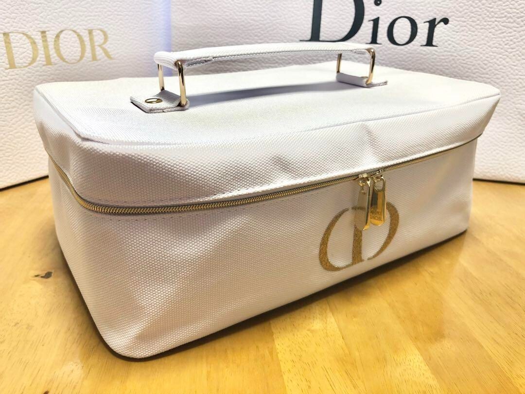 Christian Dior Vanity Pouch Eye Musk Scrunchie Cotton Case Novelty