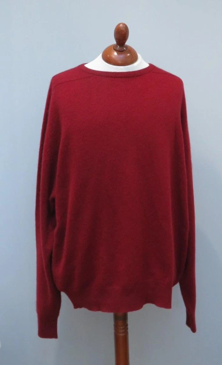 Johnstons of Elgin 100% Cashmere Crewneck Sweaters for Men for