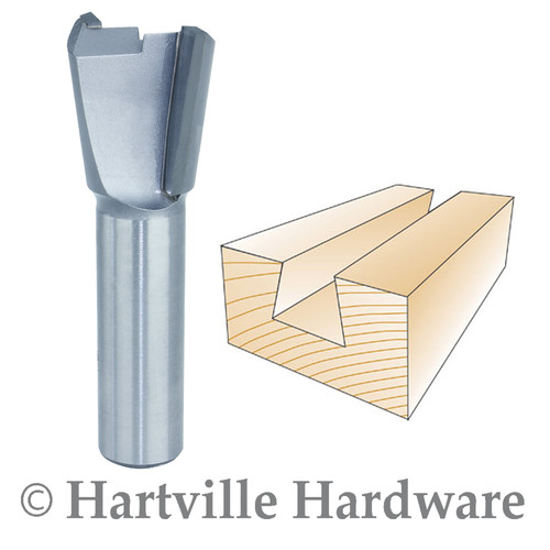 Whiteside #D7-875LH 1/2S 7/8" Dovetail Bit 7 Degree Left-hand
