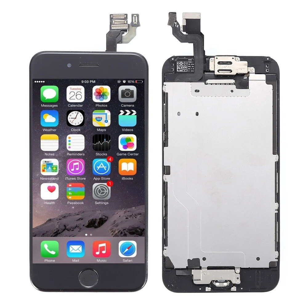 IPHONE 6 PLUS ECRAN LCD COMPLET NOIR OU BLANC + OUTILS
