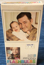 Vintage Sylvania Blue Dot Flashbulbs 7 in Box Photography 919A