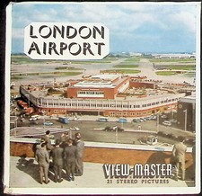 1960's London Airport England 3d View-Master 3 Reel Packet C283E NEW SEALED