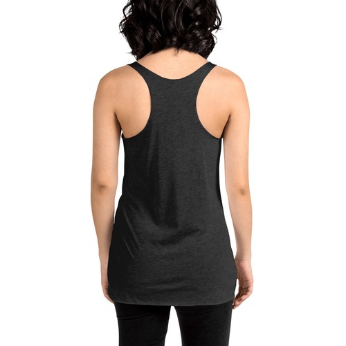 Satanic Occult Symbol Inverted Pentagram Women's Racerback Tank Top Shirt - Picture 5 of 13