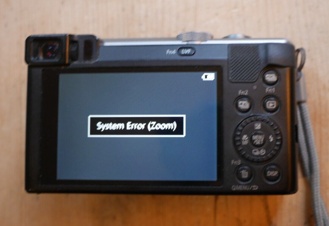 Panasonic DMCTZ80 LUMIX 18.1MP Digital Camera Silverlens fault eBay
