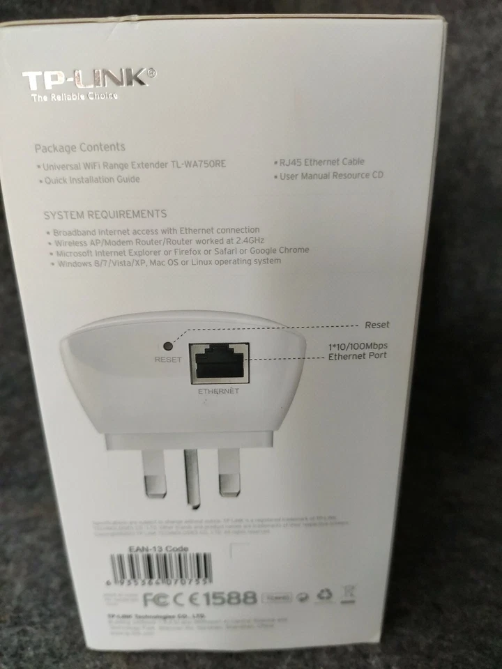 TP-Link TL-WA750RE 150Mbps Wireless Range Extender  - Image 3 of 4