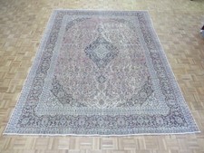 9'2 x 12 Hand Knotted Pink Vintage Turkish Overdyed Oriental Rug G11806