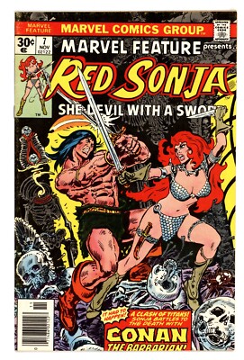 Marvel Feature (2nd Series) #7 FVF 7.0 1976 Frank Thorne Cover