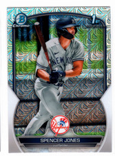 2023 Bowman Chrome Mega Box Refractor #BCP189 Spencer Jones 1st Bowman