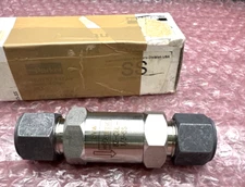 PARKER Instrumentation 8Z-C6L-1/3-SS CHECK VALVE (GENUINE OEM) *NEW*