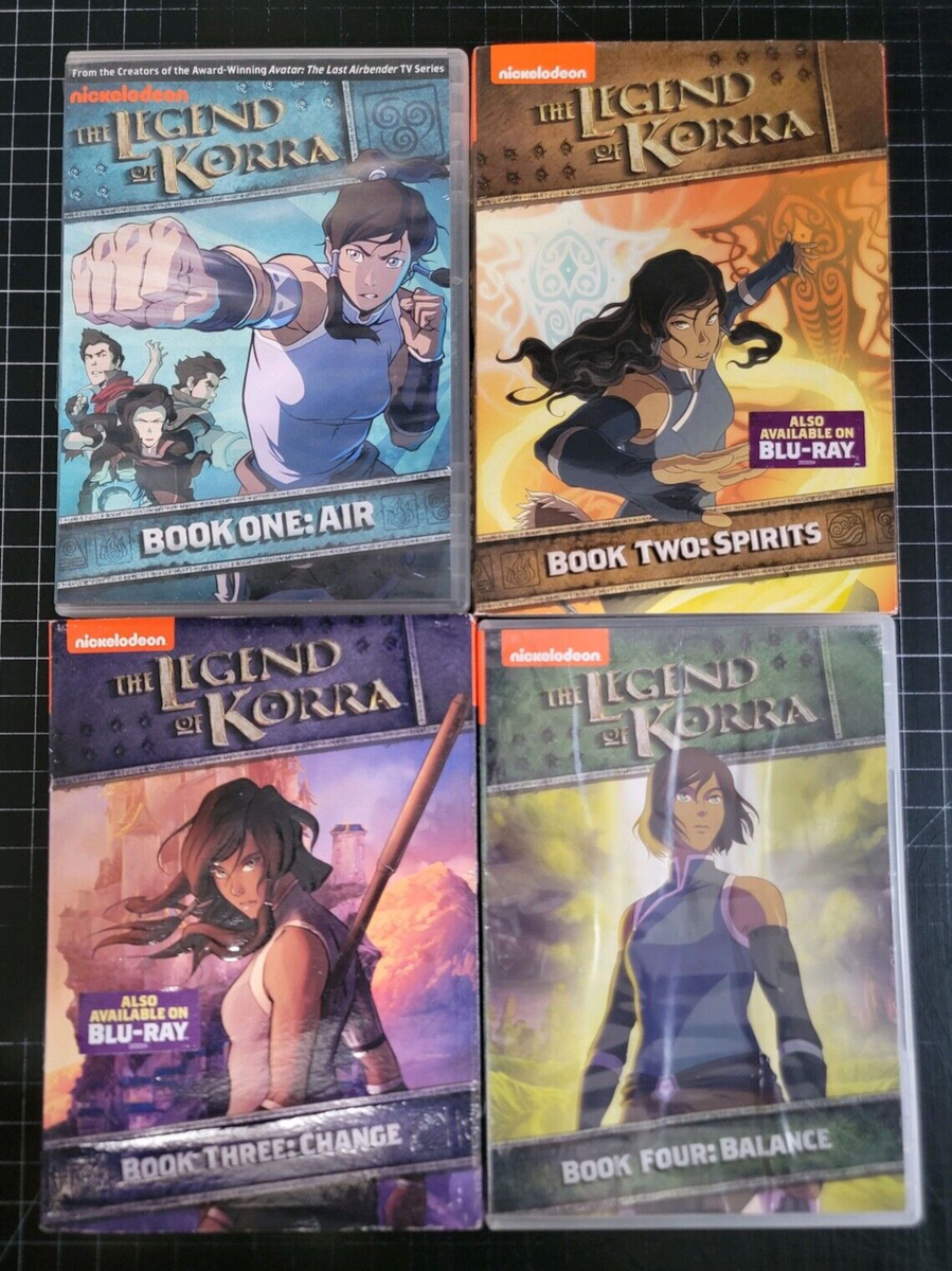 The Legend of Korra Complete Series Book 1-4 (DVD Set)