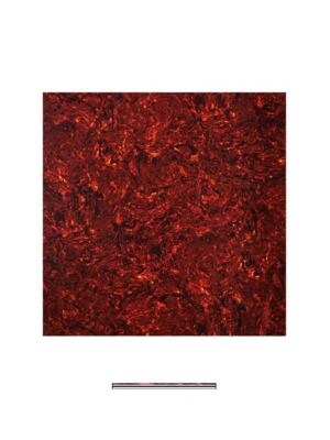 Scratchplate Tortoise intense Pickguard Schlagbrett Rohling Platte rot 30x29cm
