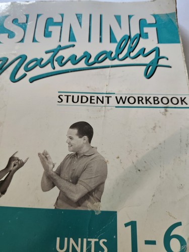 Signing Naturally: Student Workbook Units 1-6 With CD Used Dawn Sign Press 421pg - Picture 3 of 11