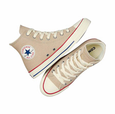 Converse Chuck Taylor All Star Canvas High Top Sneaker Tan 7Y