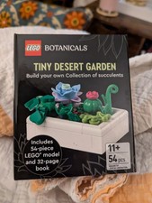 LEGO SEALED Botanicals Tiny Desert Garden 54 Pieces  32 Page Book About Plants