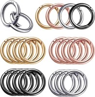 Karabinerhaken Rund 20 StüCk 28Mm SchlüSselring TaschenzubehöR Bastelarbeiten