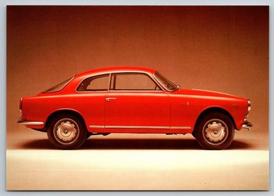 Alfa Romeo Giulietta Sprint 1954, Art Unlimited Continental Postcard Unused