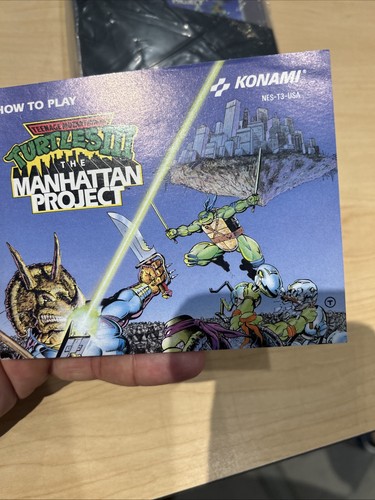 Teenage Mutant Ninja Turtles III The Manhattan Project (NES) come nuovo carrello e manuale - Foto 2 di 24