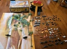 MARX NOAH'S ARK miniature Play Set 1965 with box Vintage Animal Toys