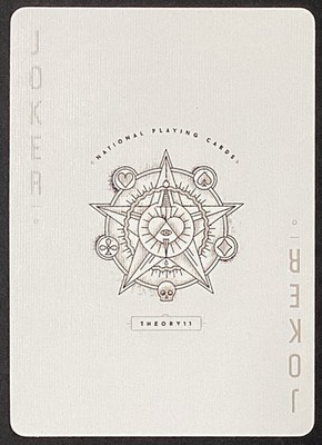 Joker Theory 11 National Playing Card Single Swap Wide Playing Card Unused