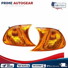 Pair For Bmw 323ci 2001 325ci 328ci 330ci M3 Turn Signal Corner Marker Light
