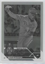 2023 Topps Chrome Negative Refractor Bryce Harper #3 10zi