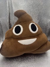 Poop Emoji Plush Brown Stuffed Pillow Cushion Funny Toy Gag Gift Decor