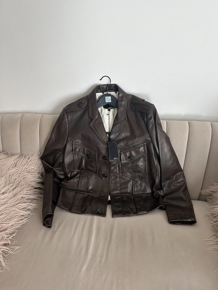 男式 Phillip Lim 3.1 牛皮夹克 S — 第 2/4 张图片