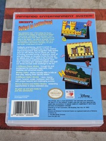 Plastic Custom Game Case for NES Mickey's Safari In Letterland NEW! Nintendo