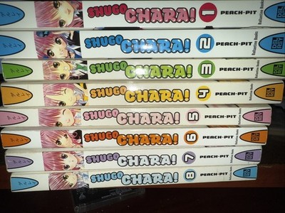 Shugo Chara Vol 1-8 Manga Peach-Pit Kodansha Comics Manga Anime - See Pics