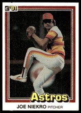 Joe Niekro 1981 Donruss #380 Houston Astros MLB READ FREE SHIPPING AutographDen